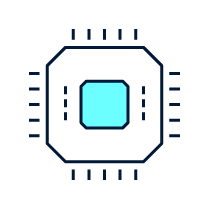 semiconductor chip icon
