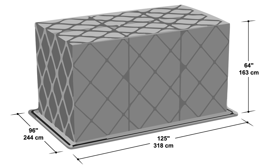 PMC PQP shipping container