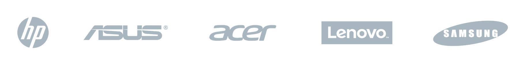 Dimerco's consumer electronics partners' logos